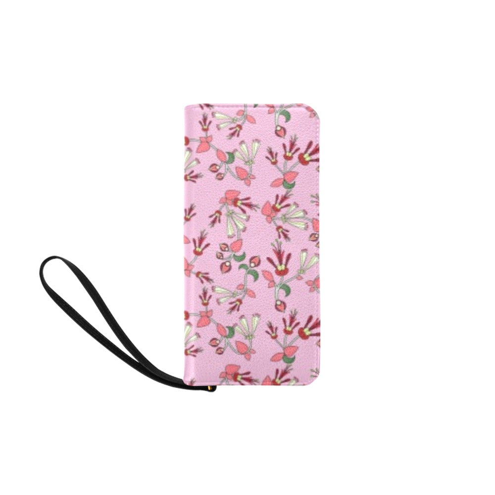 Strawberry Floral Women's Clutch Purse