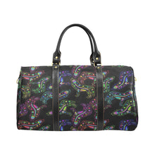 Load image into Gallery viewer, Neon Floral Wolves New Waterproof Travel Bag/Small
