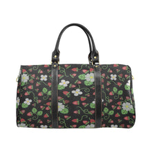 Load image into Gallery viewer, Strawberry Dreams Midnight Waterproof Travel Bag
