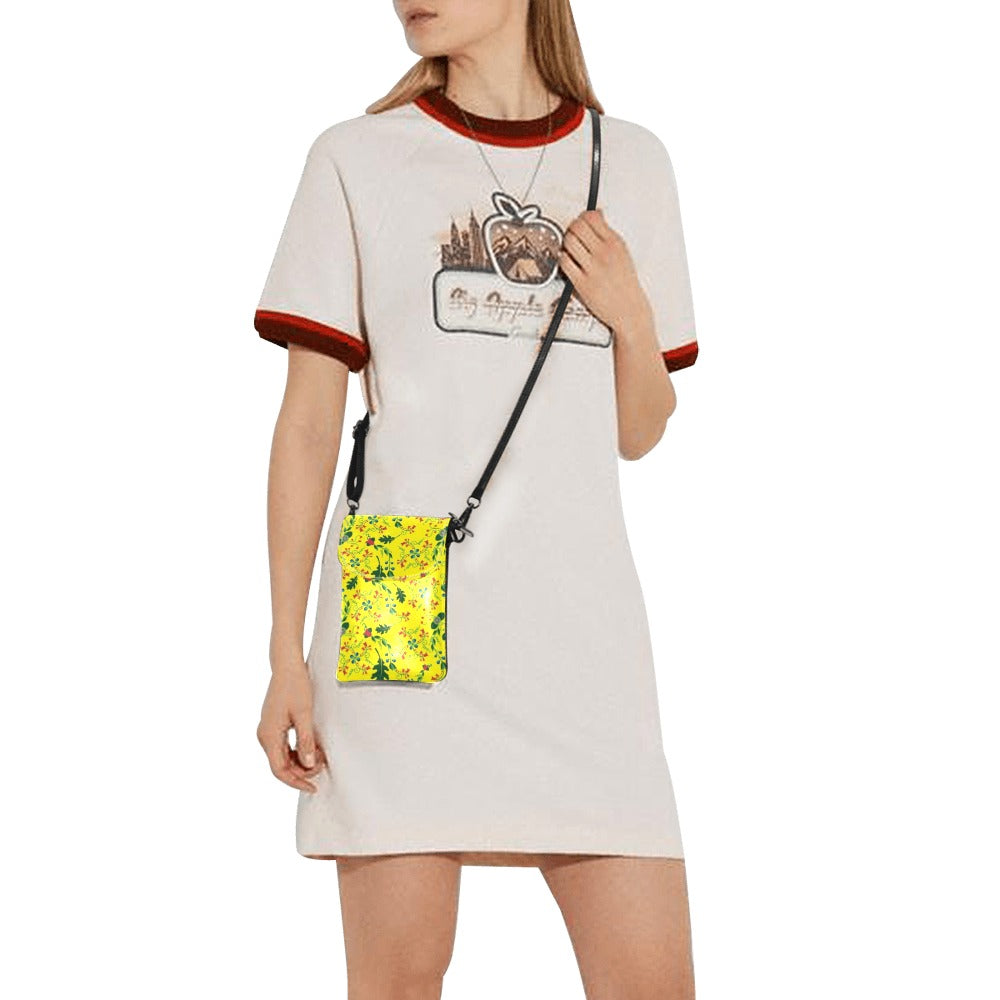 Vine Life Lemon Small Cell Phone Purse