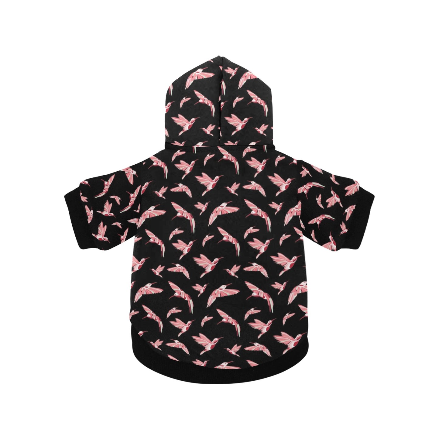 Strawberry Black Pet Dog Hoodie