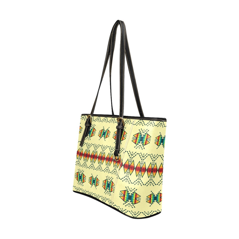 Sacred Trust Arid Leather Tote Bag