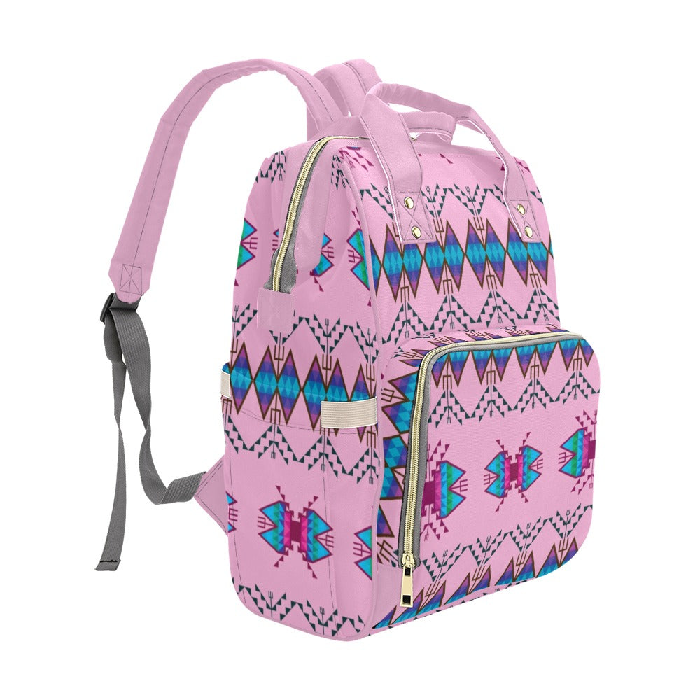 Sacred Trust Carnation Multi-Function Diaper Backpack/Diaper Bag