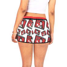 Load image into Gallery viewer, Sailor Skoden Shorts White Women&#39;s Relaxed Shorts (Model L19)
