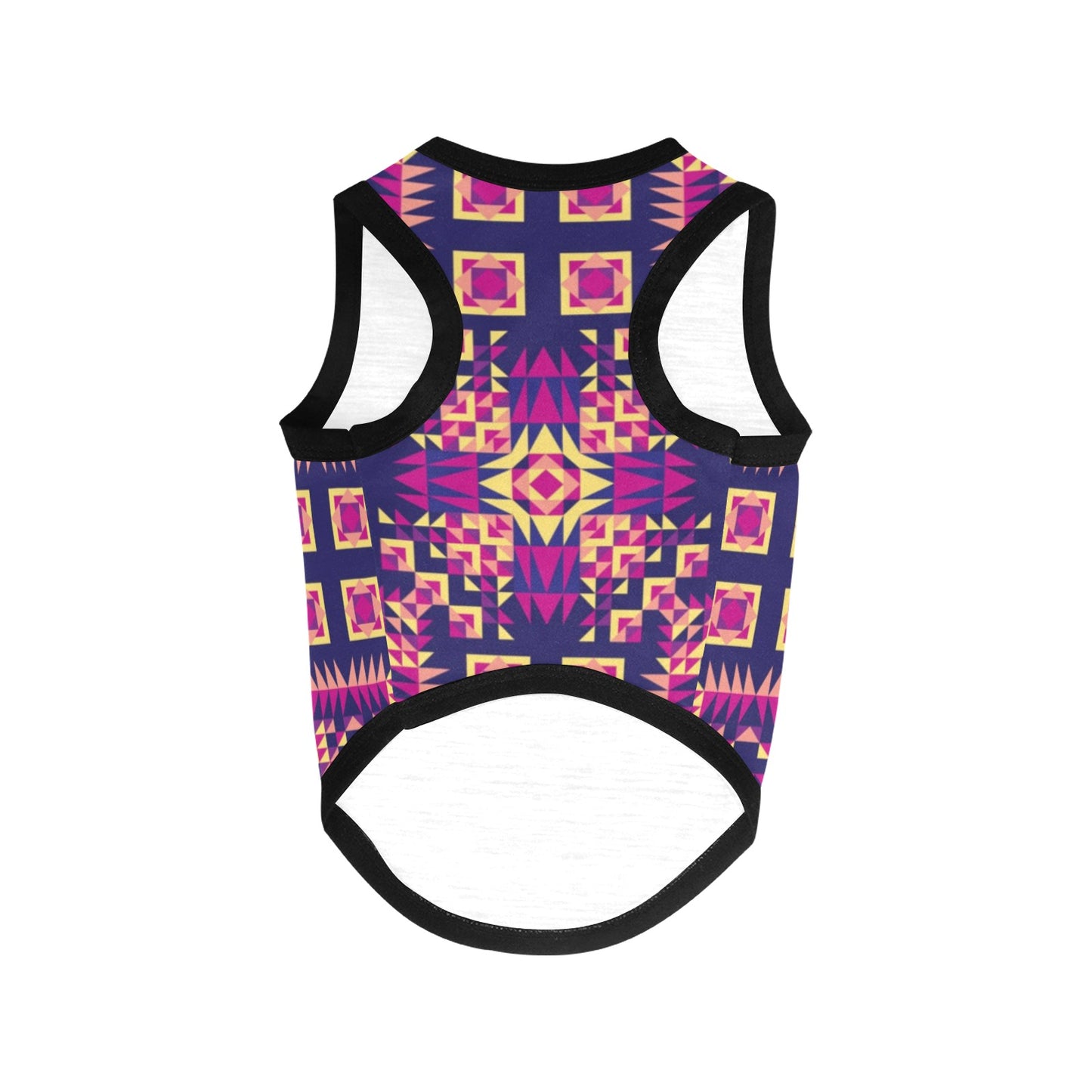 Kaleidoscope Bleu Pet Tank Top