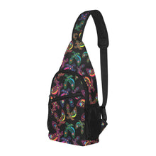 Load image into Gallery viewer, Neon Floral Eagles Chest Bag
