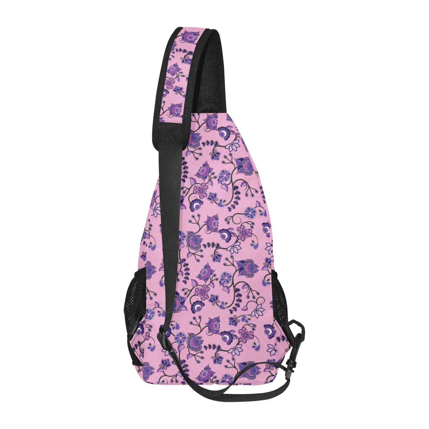 Purple Floral Amour Chest Bag