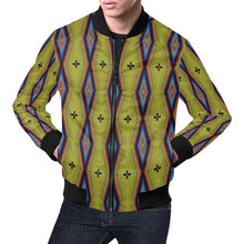 Load image into Gallery viewer, Diamond in the Bluff Yellow Bomber Jacket for Men
