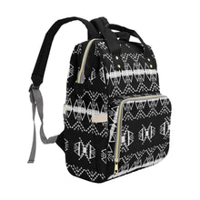 Load image into Gallery viewer, Sacred Trust Black Multi-Function Diaper Backpack/Diaper Bag
