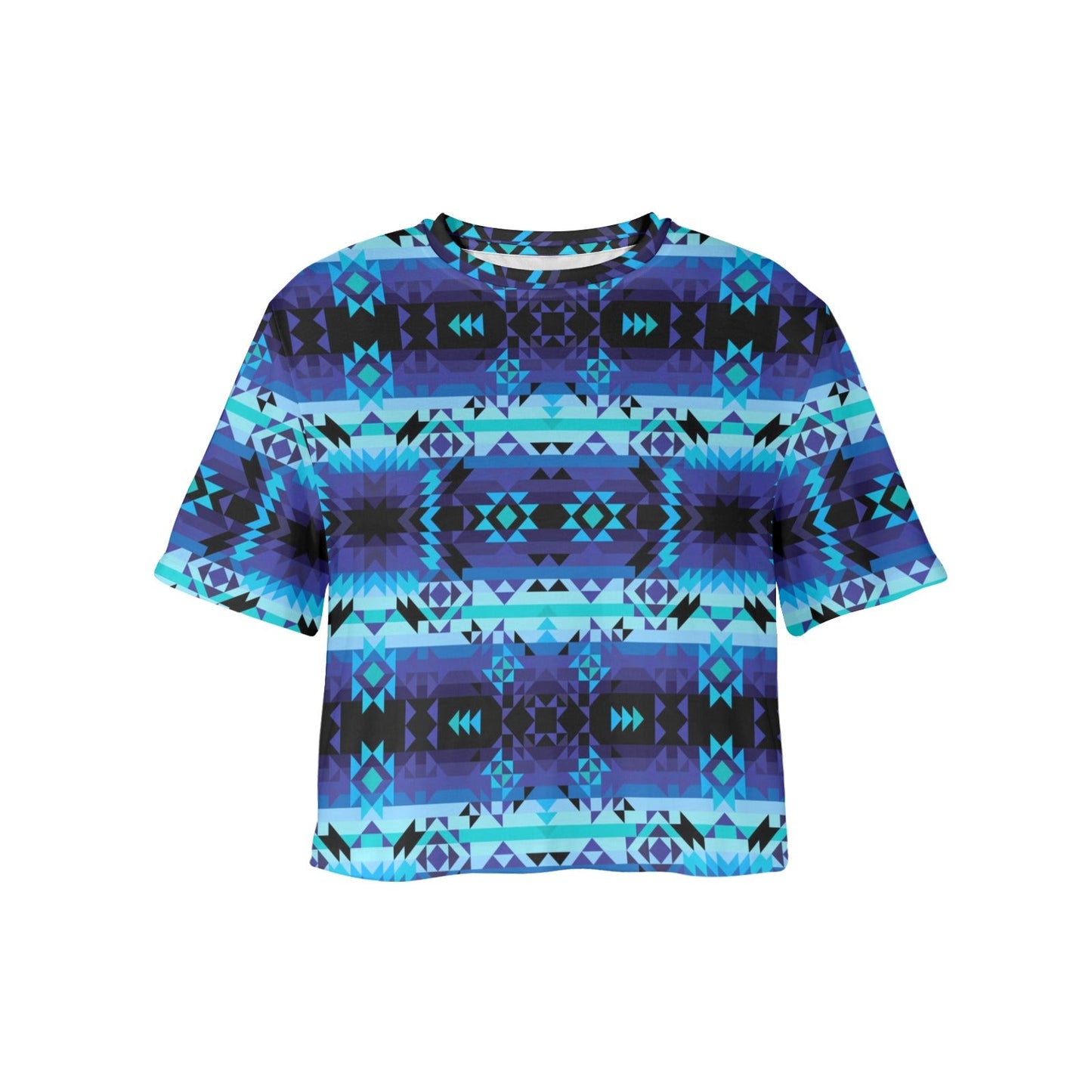 Geometric Star Crop Top