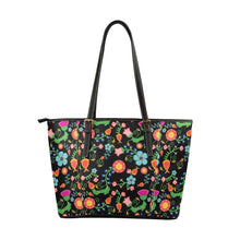 Load image into Gallery viewer, Bee Spring Night Leather Tote Bag
