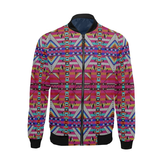 Medicine Blessing Pink Bomber Jacket