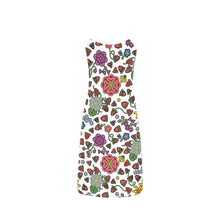 Load image into Gallery viewer, Berry Pop White Alcestis Slip Dress
