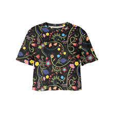 Load image into Gallery viewer, Fresh Fleur Midnight Crop Top
