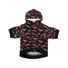 Load image into Gallery viewer, Red Swift Colourful Black Pet Dog Hoodie
