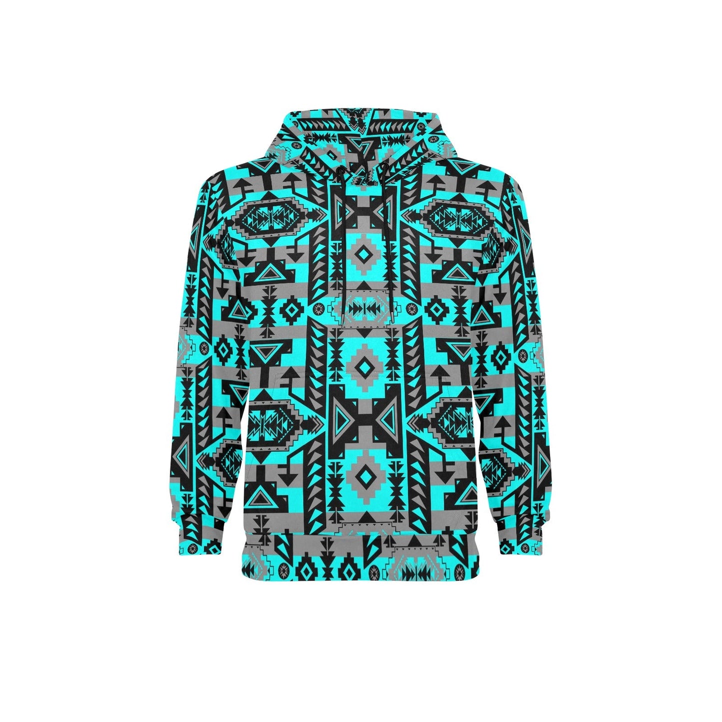 Chiefs Mountain Sky Men's Long Sleeve Fleece Hoodie