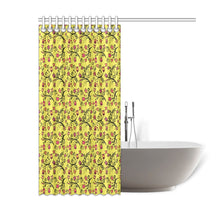 Load image into Gallery viewer, Key Lime Star Shower Curtain 60&quot;x72&quot;
