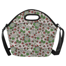 Load image into Gallery viewer, Strawberry Dreams Bright Birch Neoprene Lunch Bag/Large
