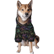 Load image into Gallery viewer, Neon Floral Elks Pet Dog Hoodie
