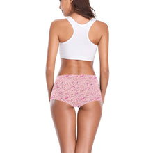 Load image into Gallery viewer, Ladies Skoden Undergarment Type Hearts Pink Women&#39;s Boyshort Panties (Model L31)
