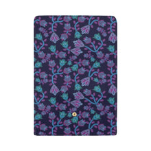 Load image into Gallery viewer, Beaded Blue Nouveau Women&#39;s Trifold Wallet
