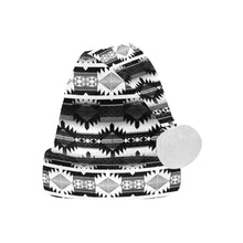 Load image into Gallery viewer, Okotoks Black and White Santa Hat
