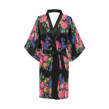 Load image into Gallery viewer, Kokum&#39;s Revenge Black Kimono Robe
