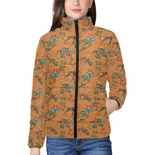 Load image into Gallery viewer, Dragon Lily Sierra Women&#39;s Stand Collar Padded Jacket
