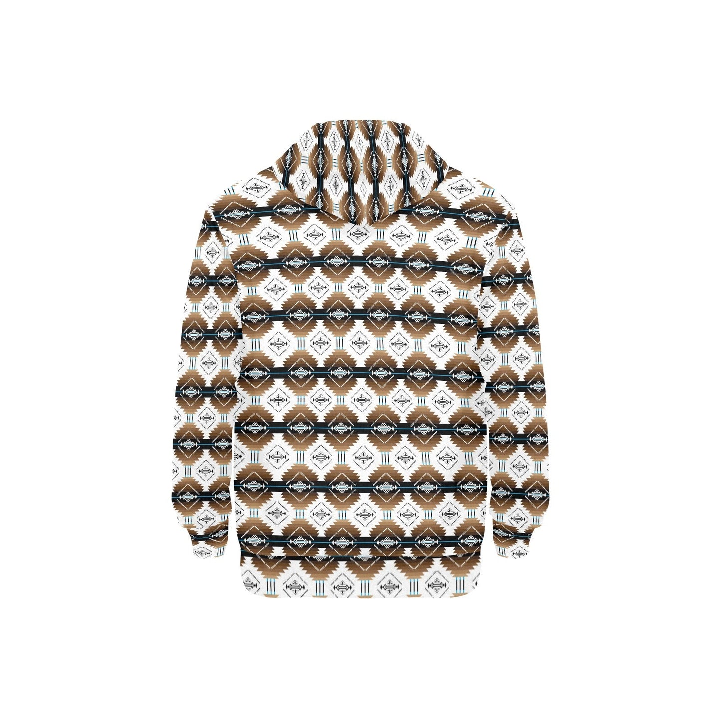 Cofitichequi White Men's Long Sleeve Fleece Hoodie