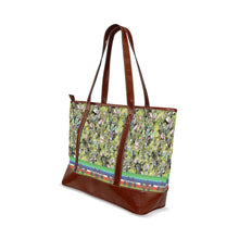 Load image into Gallery viewer, Culture in Nature Green Leaf Tote Handbag
