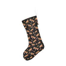 Load image into Gallery viewer, Gathering Yellow Black Christmas Stocking
