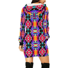 Load image into Gallery viewer, Fancy Bustle Hoodie Dress
