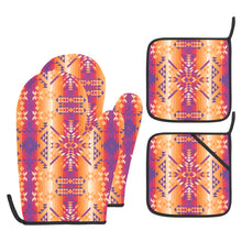 Load image into Gallery viewer, Desert Geo Oven Mitt &amp; Pot Holder
