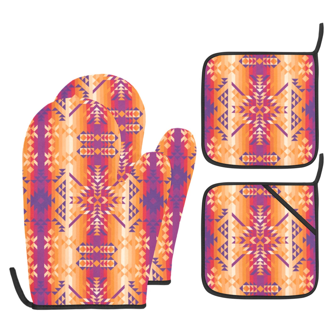 Desert Geo Oven Mitt & Pot Holder