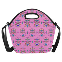 Load image into Gallery viewer, Dakota Damask Cheyenne Pink Neoprene Lunch Bag/Large
