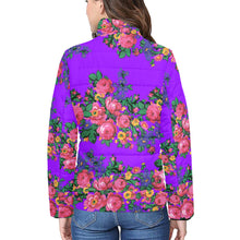 Load image into Gallery viewer, Kokum&#39;s Revenge Lilac Women&#39;s Stand Collar Padded Jacket
