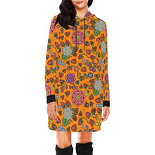 Load image into Gallery viewer, Berry Pop Carrot Hoodie Dress
