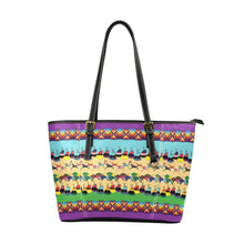 Load image into Gallery viewer, Prairie Bison Leather Tote Bag
