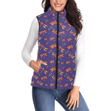 Load image into Gallery viewer, Gathering Purple Women&#39;s Padded Vest Jacket
