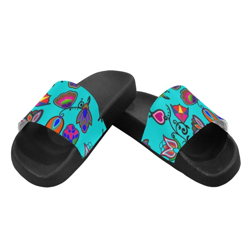 Indigenous Paisley Sky Women's Slide Sandals