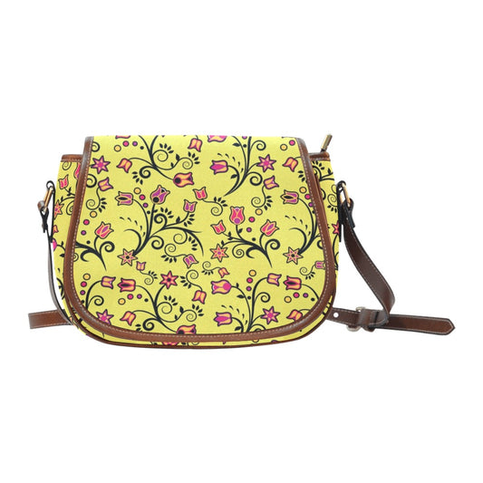 Key Lime Star Saddle Bag