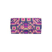 Load image into Gallery viewer, Kaleidoscope Bleu Women&#39;s Trifold Wallet
