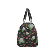 Load image into Gallery viewer, Strawberry Dreams Midnight Waterproof Travel Bag
