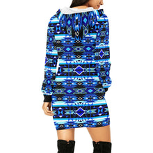 Load image into Gallery viewer, Force of Nature Winter Night Hoodie Dress
