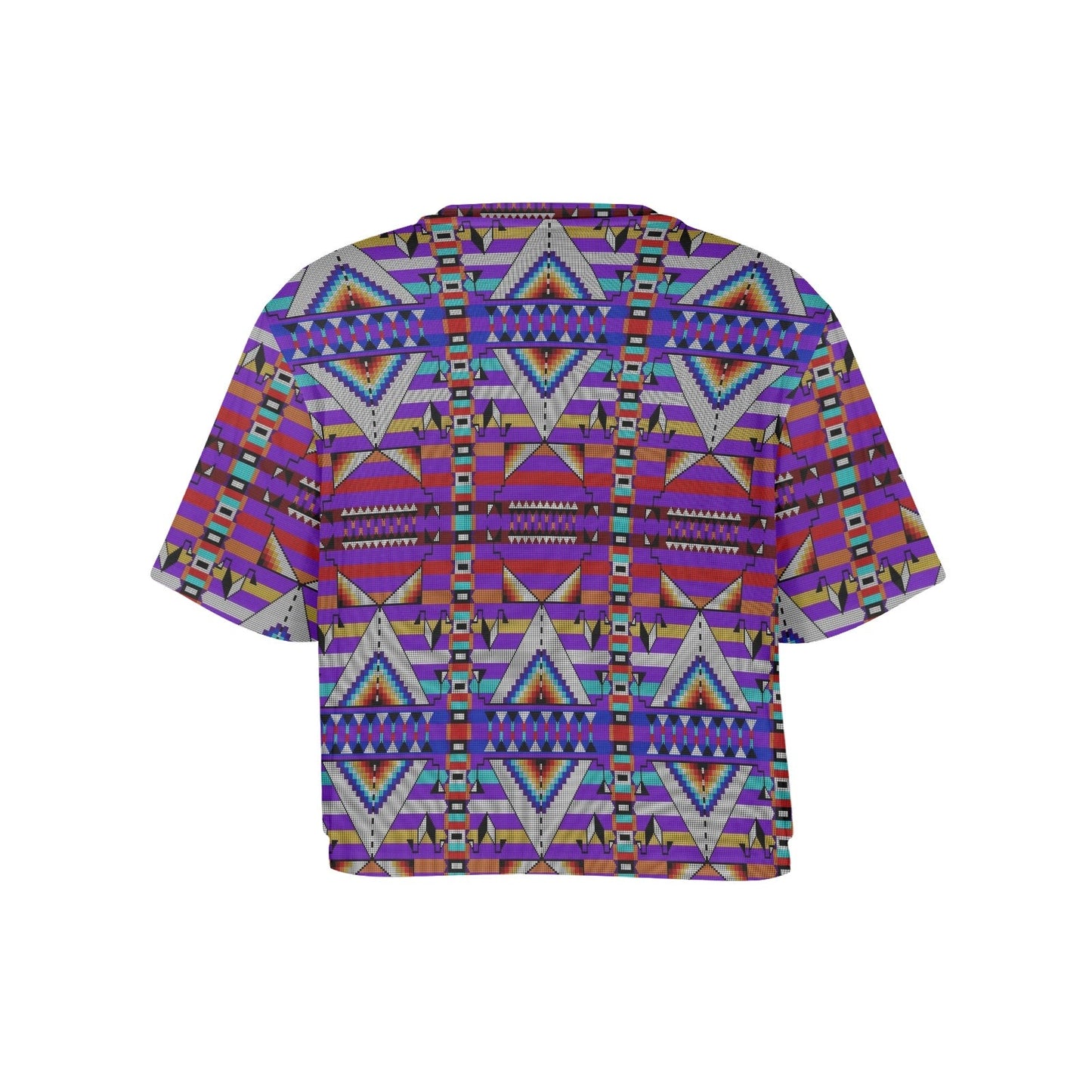 Medicine Blessing Purple Crop Top