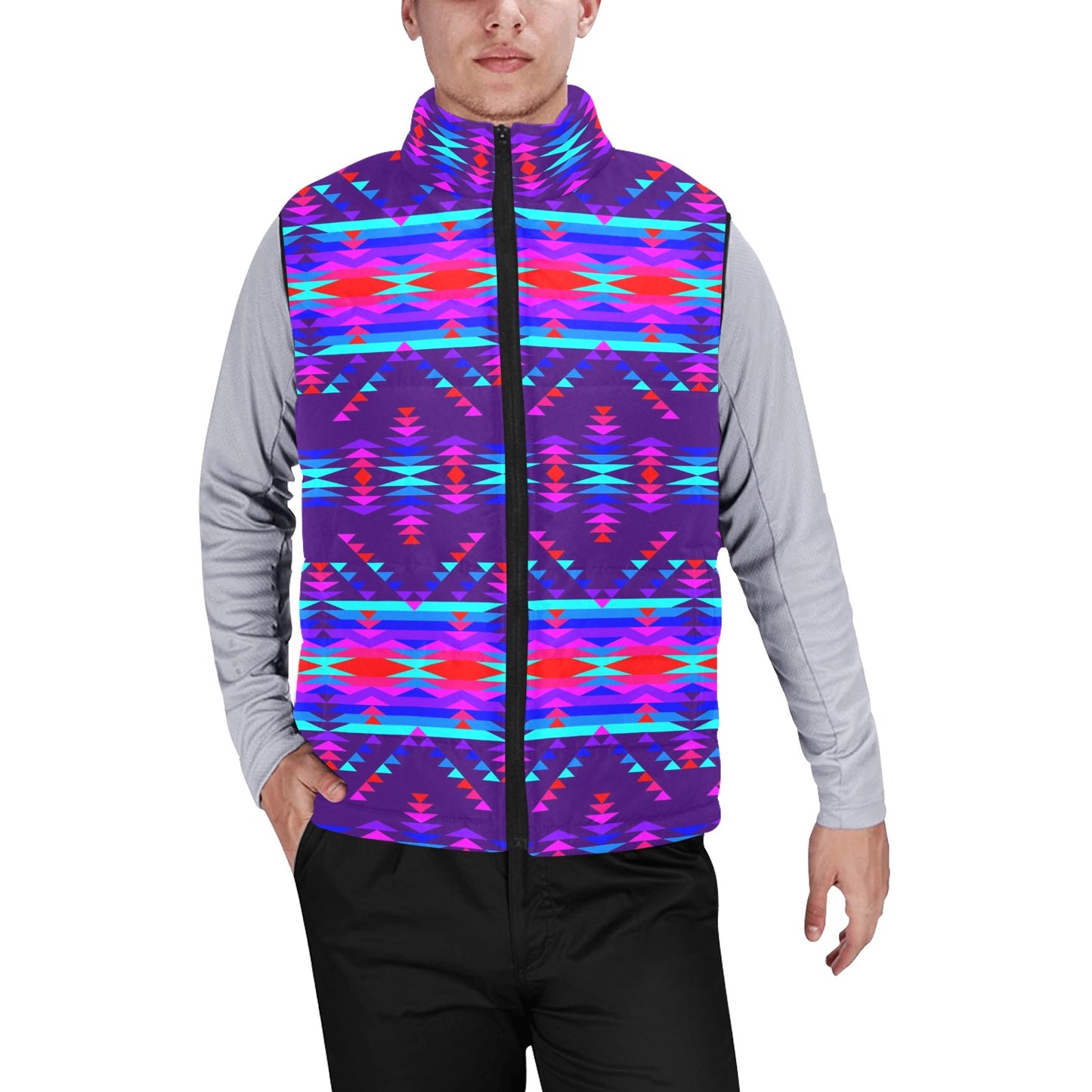 Vision of Peace Men's Padded Vest Jacket