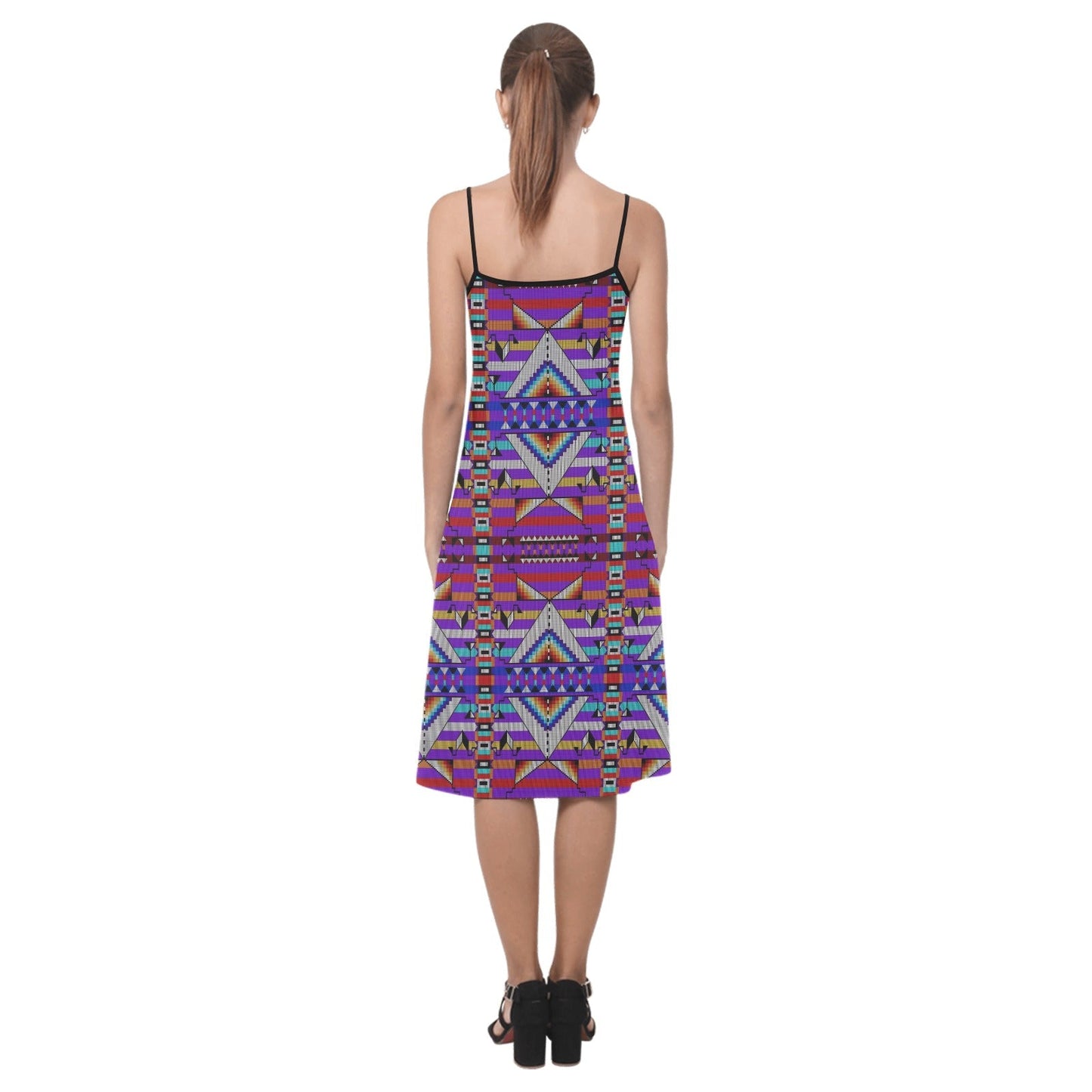 Medicine Blessing Purple Alcestis Slip Dress