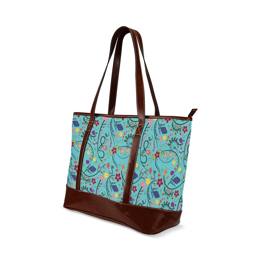 Fresh Fleur Sky Tote Handbag