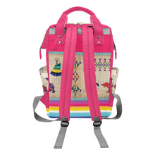 Load image into Gallery viewer, Bear Ledger Berry Multi-Function Diaper Backpack/Diaper Bag
