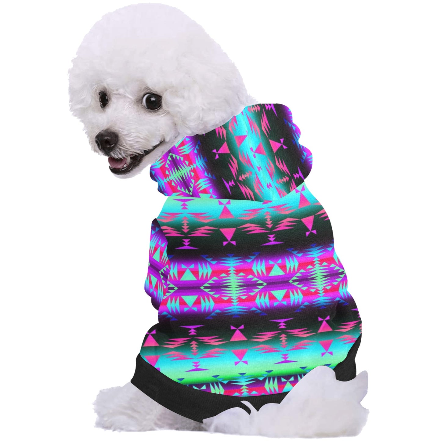 Between the Rocky Mountains Pet Dog Hoodie